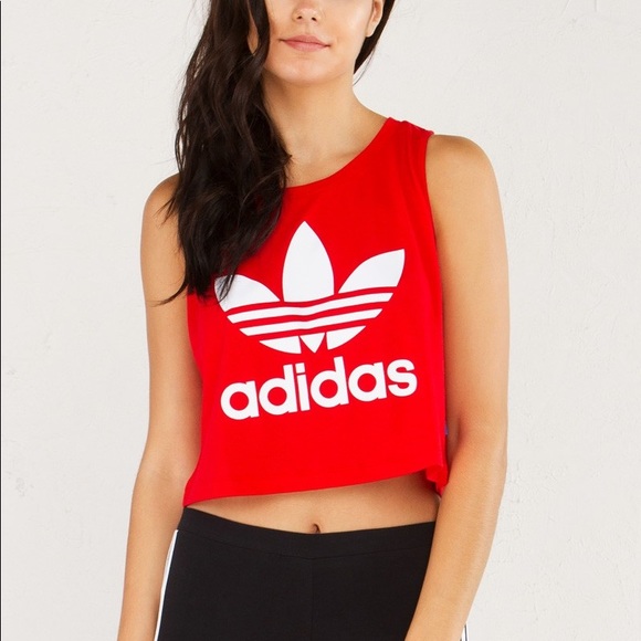 adidas Tops - Adidas Trefoil Cropped Tank Top